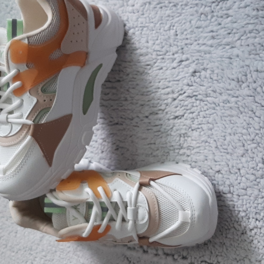 New worn shoes